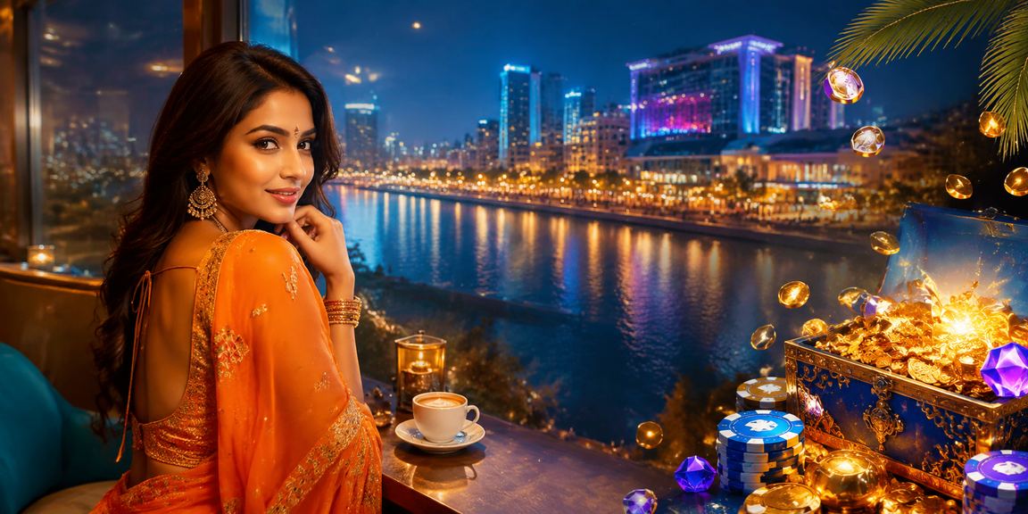 Indian player enjoying live casino games in Ahmedabad